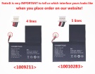 7058128-3s 11.4V 3-celdas baterías para rtdpart portátiles