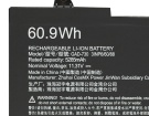 Gad-730 11.31V 3-celdas baterías para gigabyte portátiles