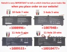 Gwtn156 tlka 7.6V baterías para gateway portátiles