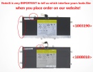 L11m4p13 14.8V 4-celdas baterías para lenovo portátiles