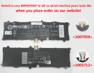 2h2g4 7.4V baterías para dell portátiles