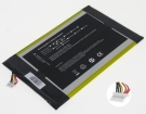 Kvi-100bu 3.7V 2-celdas baterías para keian portátiles