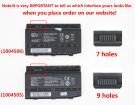 Mr x6ti-m2 10.8V 6-celdas baterías para mechrevo portátiles