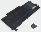 Latitude 13 7389 7.6V 4-celdas baterías para dell portátiles