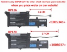 Gn10r8 11.52V 3-celdas baterías para nec portátiles