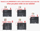 Ezbook x4 pro 7.6V 4-celdas baterías para jumper portátiles