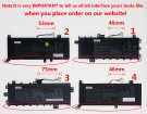 Vivobook 17 x712fa-bx1007 7.7V 2-celdas baterías para asus portátiles