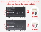 Nb44 3.7V 2-celdas baterías para irbis portátiles