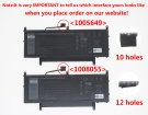 Latitude 9520 2-in-1 7.6V 4-celdas baterías para dell portátiles