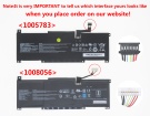 Modern 14 c12m-059id 11.4V 3-celdas baterías para msi portátiles