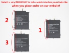 2865165-2p 7.6V 2-celdas baterías para cube portátiles