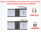 H-4072220p 7.4V 4-celdas baterías para rtdpart portátiles
