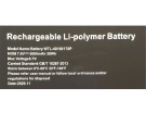 Techpad cosmos 13 7.6V 4-celdas baterías para rtdpart portátiles