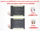 X3plus 7.6V 2-celdas baterías para teclast portátiles