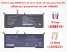 418577 11.55V 6-celdas baterías para rtdpart portátiles