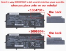 Lifebook u938(vfy u9380m350snl) 14.4V 4-celdas baterías para fujitsu portátiles
