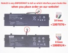 Air 13 7.6V 4-celdas baterías para ipason portátiles