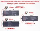 U3576127pv-2s1p 7.6V 3-celdas baterías para gateway portátiles