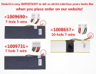 Jjy 4566200 7.6V 2-celdas baterías para rtdpart portátiles