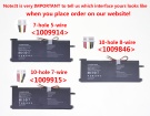 516698-2s1p 7.6V 3-celdas baterías para jumper portátiles