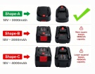 Easy grasscut 18 18V 5-celdas baterías para bosch herramienta baterías