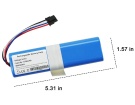 Rls5-bl0 14.4V 6-celdas baterías para dreame robot baterías